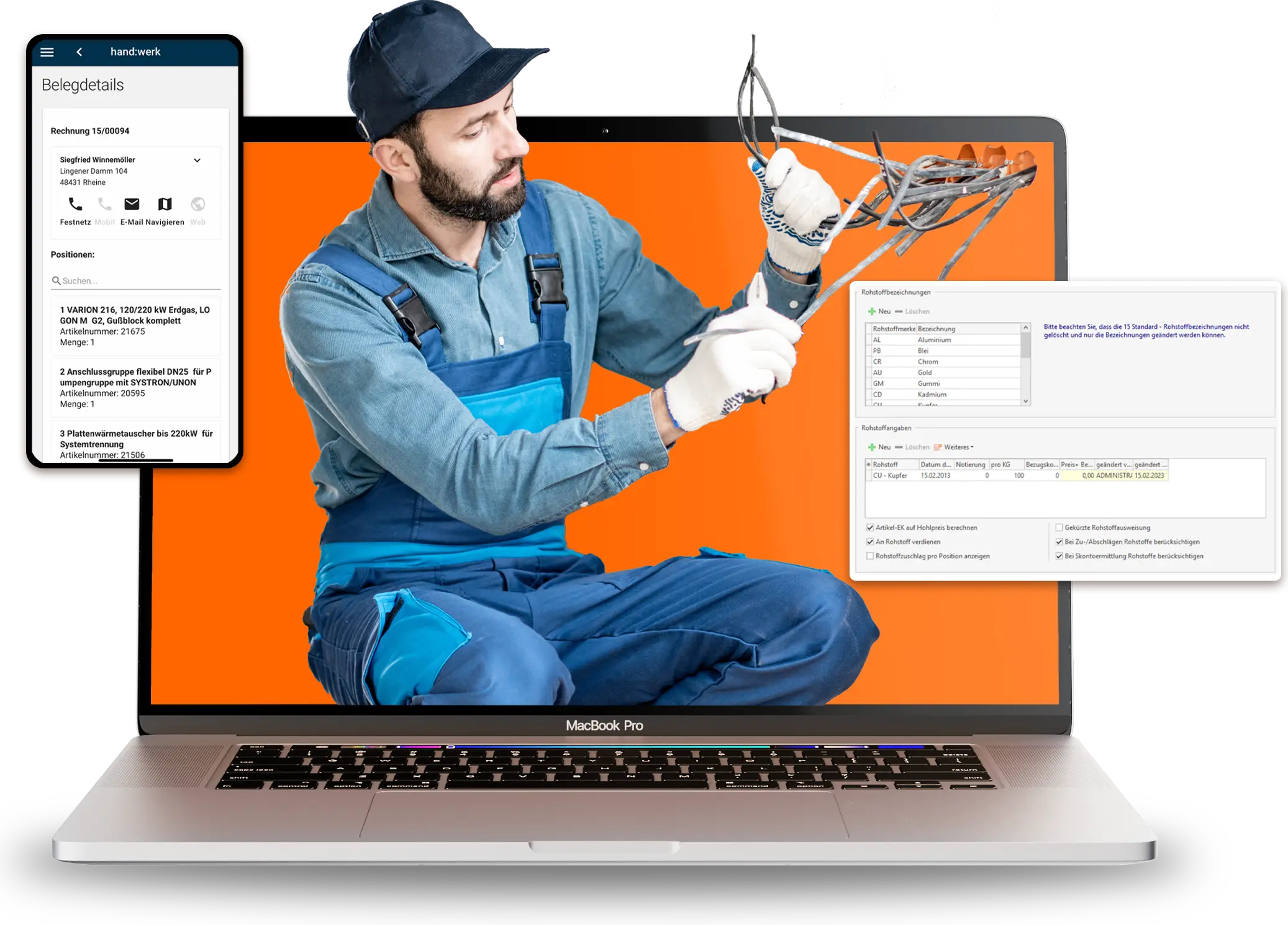 Die Handwerkersoftware für Elektro Betriebe von blue:solution