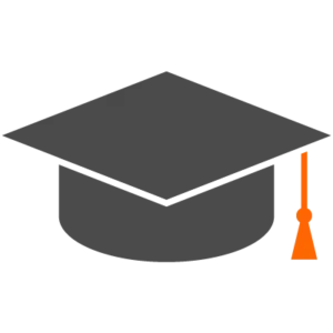 Icon - Akademie Hut als Symbol für Schulungs-Service